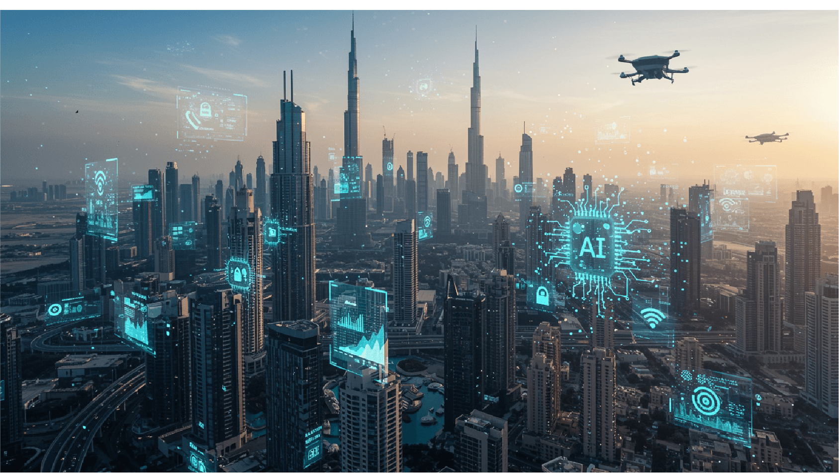 30th GCC AI Governments and Cities Conference banner showcasing artificial intelligence transformation in government services and smart city development